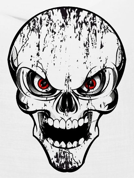 skull grunge style