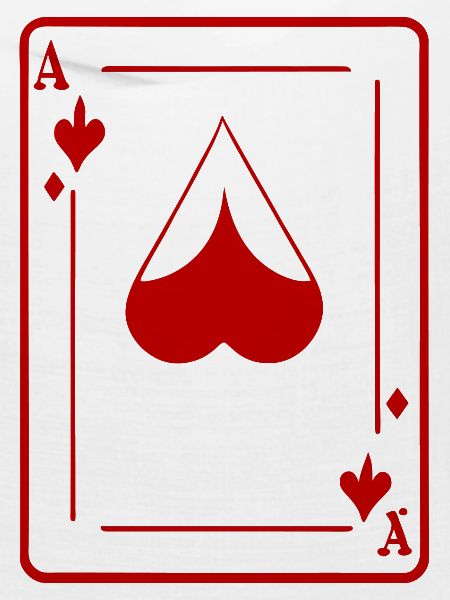 Spielkarte Ass
