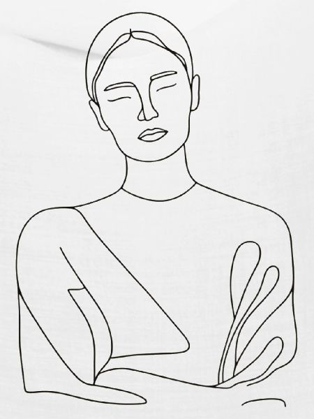 Lineart Frau