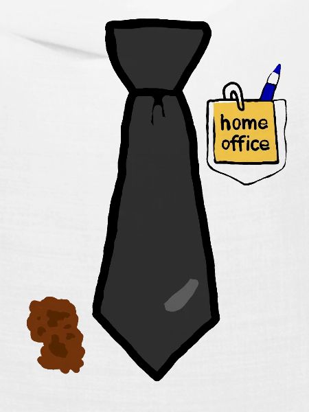 Homeoffice Fun Krawatte 