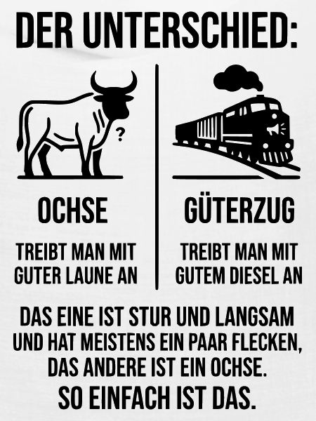 Ochse Güterzug