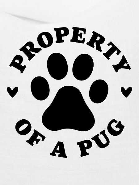 Eigentum eines Mops