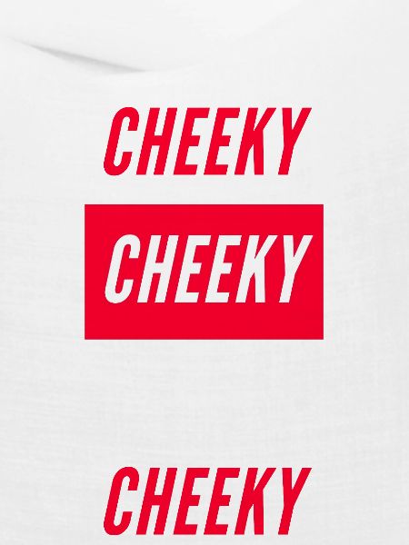 Cheeky Block-Typografie