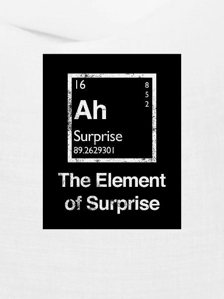 Das Element der Überraschung