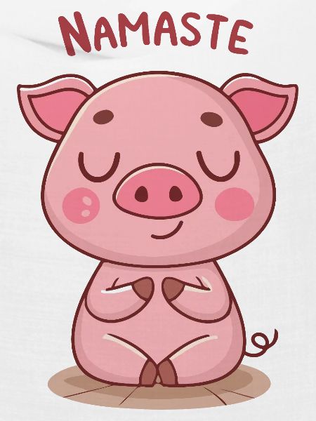 Namaste Zen Pig