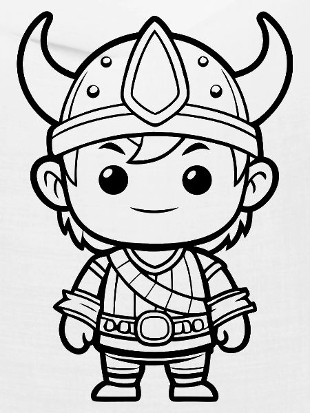 Niedlicher Wikinger