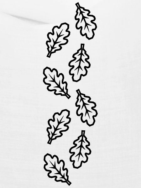 Eichenblatt Blatt Symbol