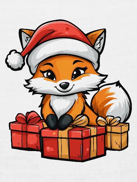 Fuchs Weihnachten Comic Geschenke