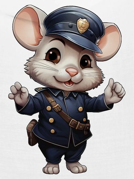Mäuse Polizistin
