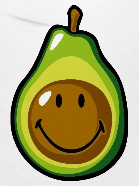 Smiley Avocado Pear
