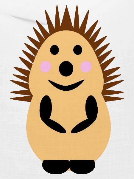 stehender Igel