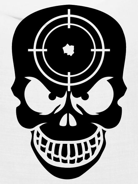 Evil Skull With Target