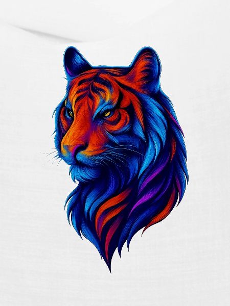 Bunter Leo in Neonfarben