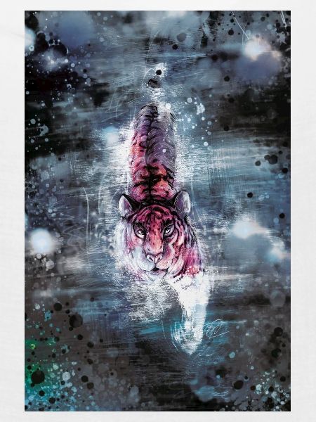 Schwimmendertiger Poster