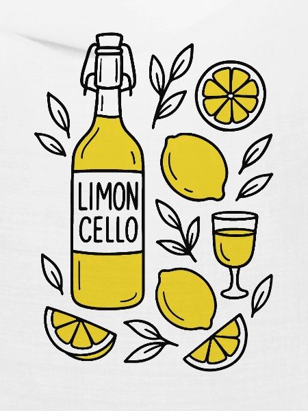Limoncello Zitrone Motiv