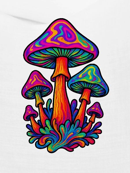 Neon-Pilz-Illustration