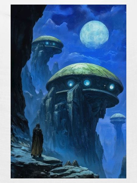 Science-Fiction-Landschaft