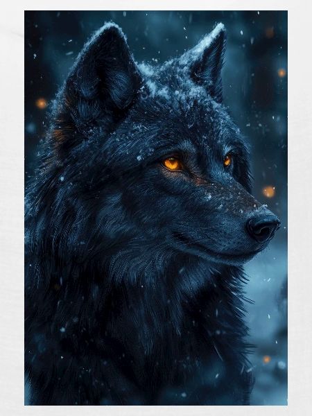 Illustration eines Wolfes