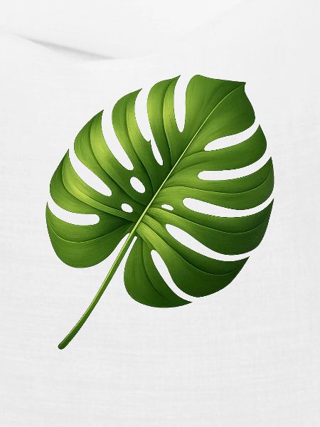 Monstera Blatt Tropischer Grünschimmer
