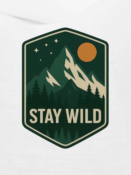 Stay Wild Bergwald Patch