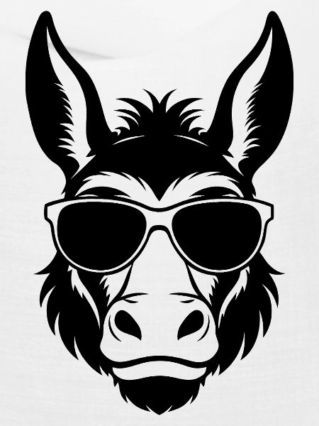 Eselgesicht-Sonnenbrille