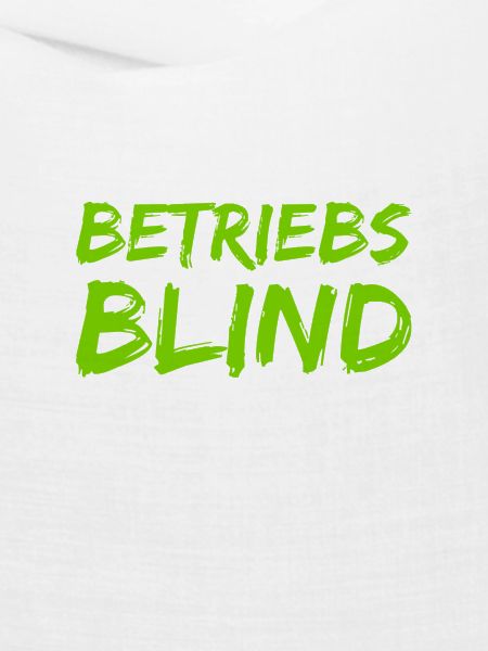 blind auf Arbeit