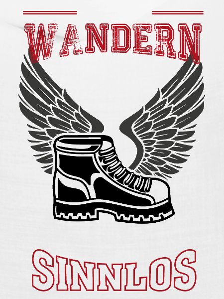Wandern rot Leben sinnlos - Geschenk
