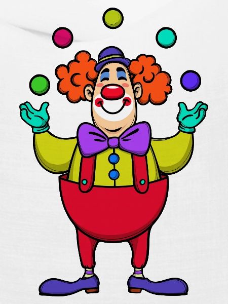 Karneval Fasching Clown