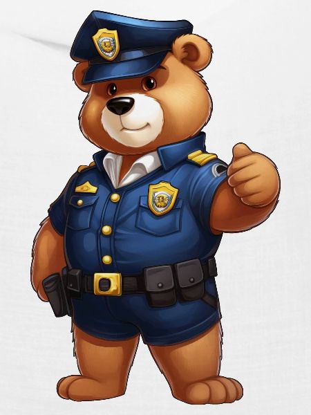 Bärchen Polizei