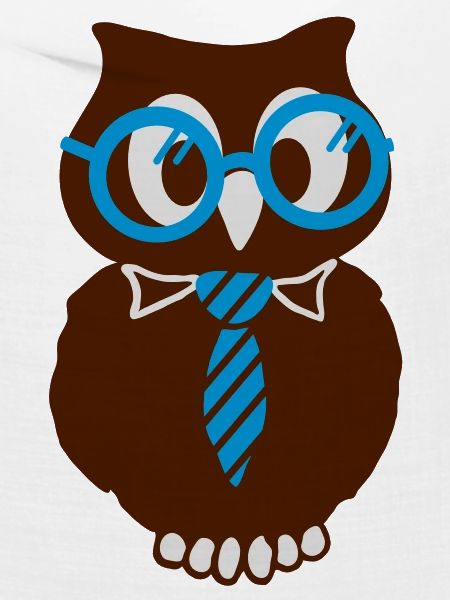 Eule mit Brille