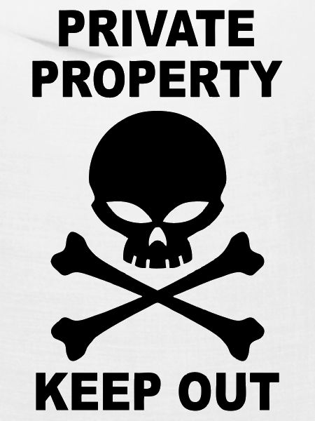 private property keep out