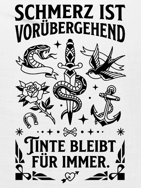 Tinte bleibt für immer