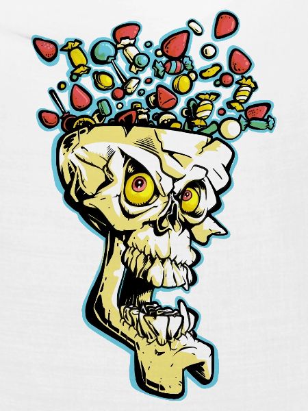 Explosiver Candy Skull