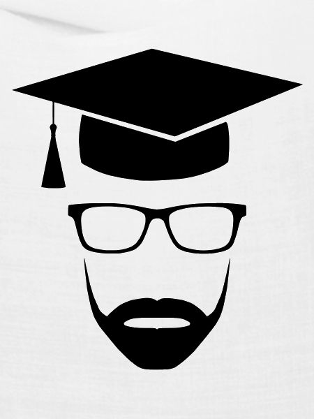 Master Uni Nerd mit Bart