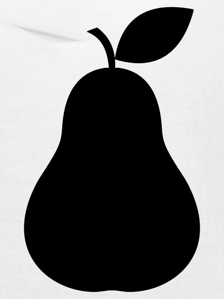 Birne silhouette Obst minimal