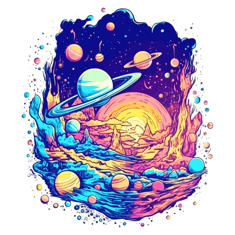 Il y a beaucoup de planètes dans l’espace et dans l’univers