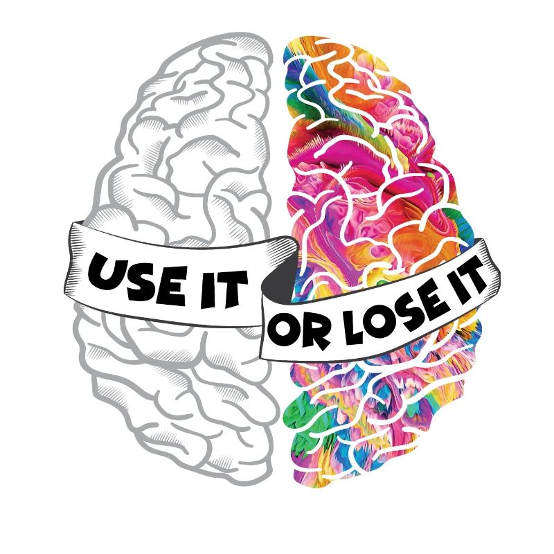 Use It Or Lose It - Analytic Creative Brain