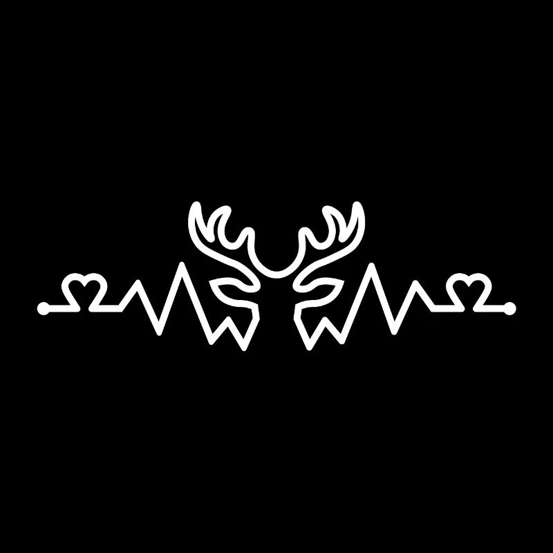 Hirschherzfrequenz und Herzen