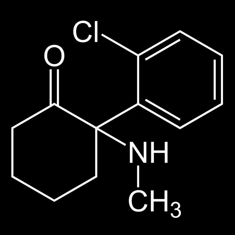 Ketamine structural formula