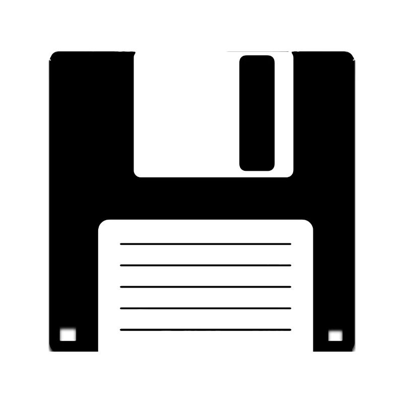 Floppy Floppy Disk Old School Retro Computer Design