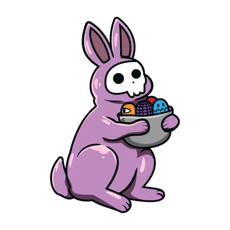 Gothic Rabbit Gothic Hase Gothic Ostern Emo Goth