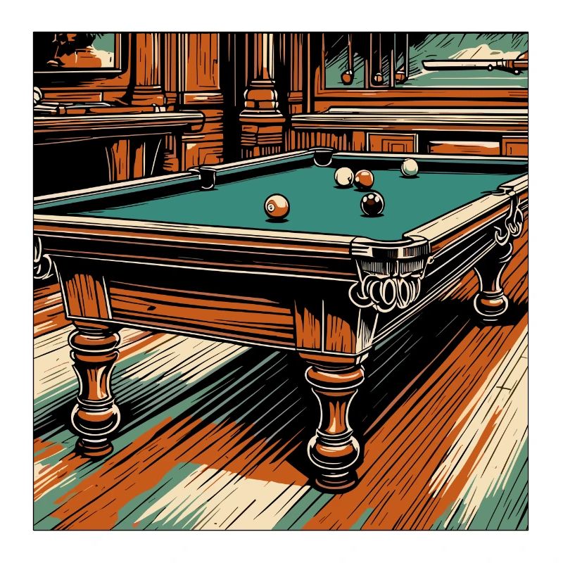 Billard / Boule de billard / 8 boules / billard / Kö