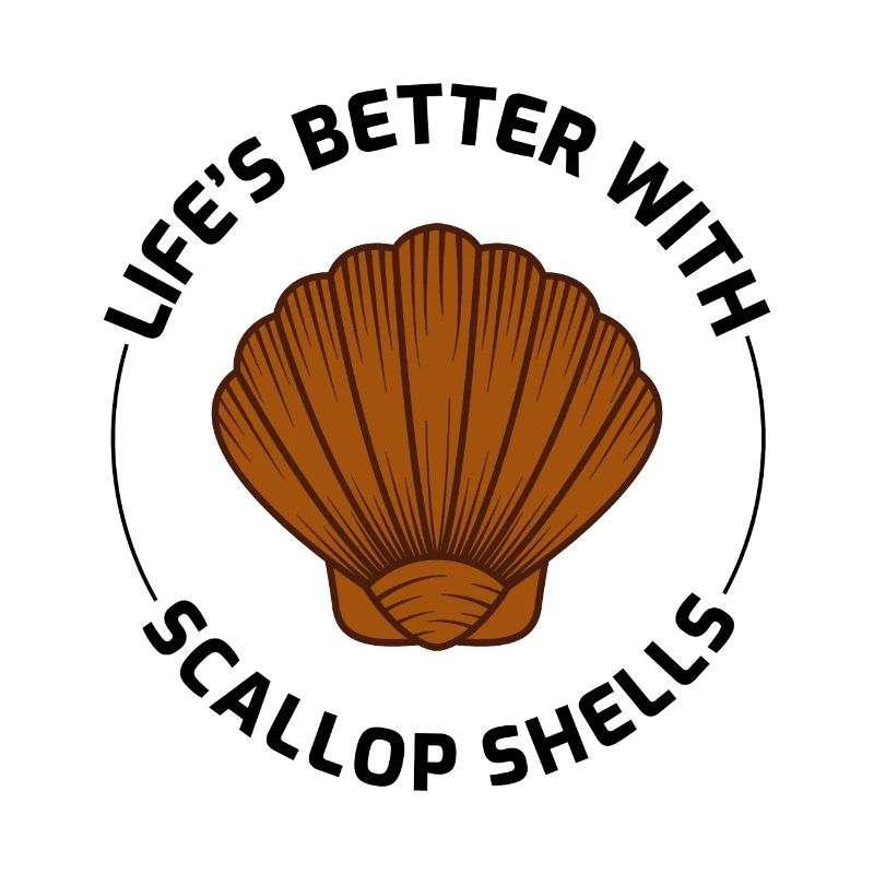 Scallop Seashells Collector Beachcomber Shellfish