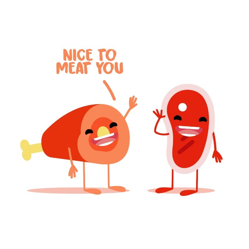 Metzger Fleisch Steak witzig Geschenk Geschenkidee