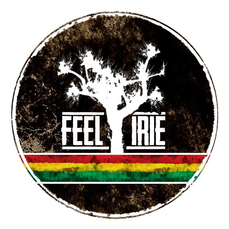 Feel Irie Tree with Reggae Stripes