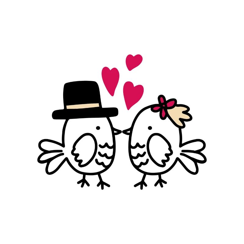 De petits oiseaux mignons