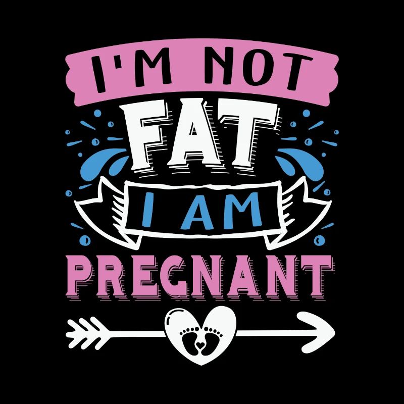 Citation de grossesse Je ne suis pas grosse Je suis enceinte Drôle maman