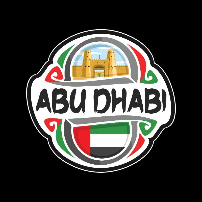 Abu Dhabi EAU Émirats Arabes Unis Drapeau Voyage Sou