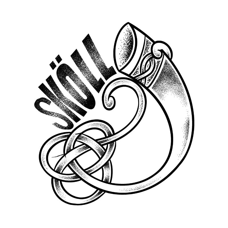 Sköll, Skoell oder Skohell oder Skøll DOTWORK ART