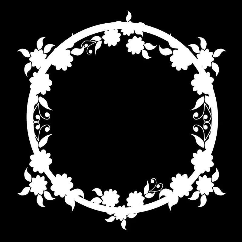 Ornaments Circular frame Basic text